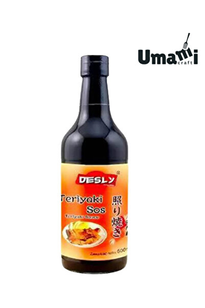 UMAMİCRAFT Desly Teriyaki Sos 500 ml | Otantik Japon Lezzeti – Et, Tavuk ve S...