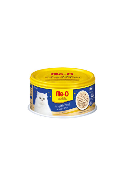 me-o Delite Canned Cat Wet Food Tuna in Gravy 80 g x 6