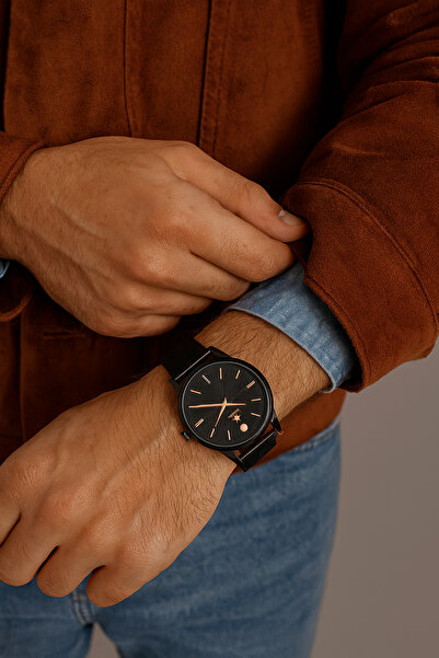 G Sport POLO ساعة يد رجالية بسوار من القش تناسب جميع الأيدي