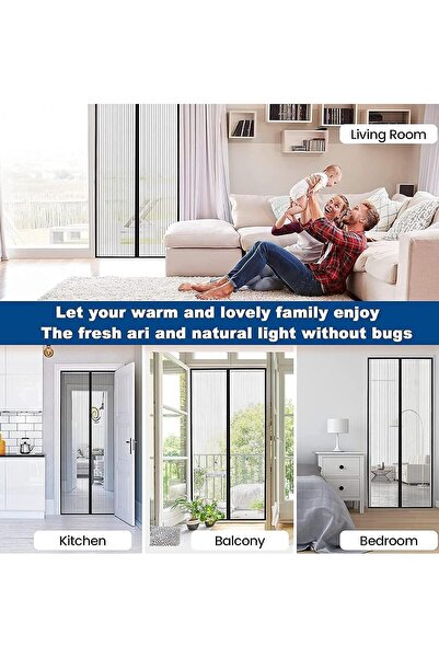 FEND Screen Net Magnetic Anti Mosquito Bug Home Door Curtain