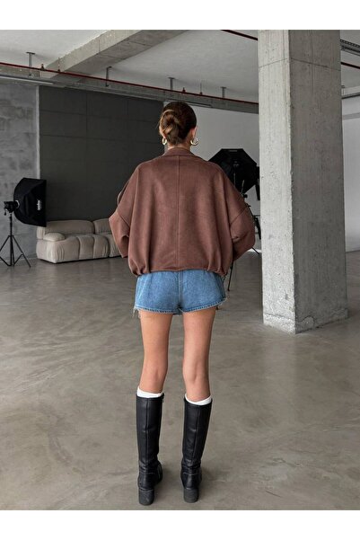 JESSE STORY Дамско яке и палто от велур (изкуствен велур)