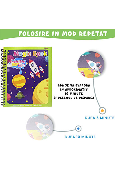 Pitikot Magic Book Pitikot® Water Coloring Book