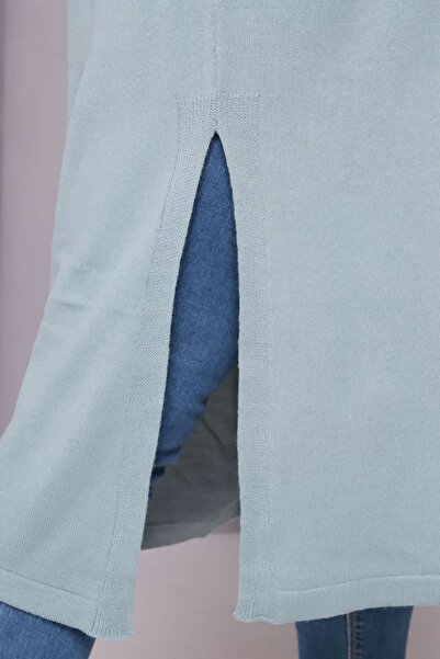 tarzımsüper Women's Plus Size Oversize Soft Textured Hijab Cardigan