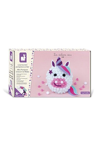 Janod Творчески комплект - Създай еднорог с помпон