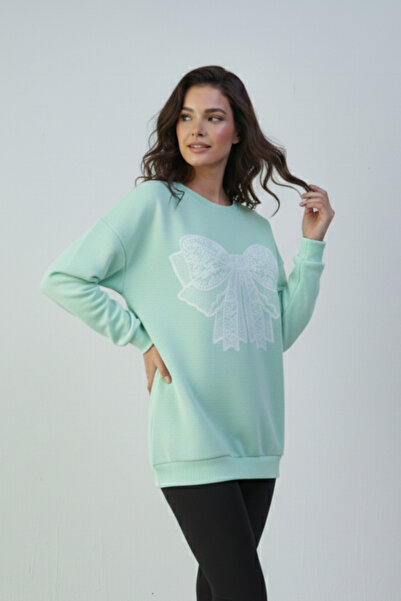 KOZİA OUTDOORS Hanorac de damă cu dantelă și model cu panglici, pentru o eleg...