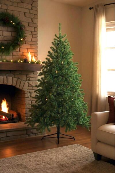 PARTİ SEPETİ Yeşil Yılbaşı Çam Ağacı 190 Cm 720 Dal