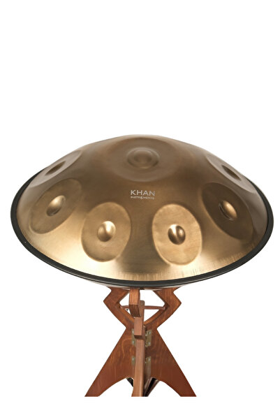 Khan Instruments Origin | 9 Nota Handpan – Re (D) Minör | Çelik-Titanyum El Yapımı Meditasyon Enstrümanı