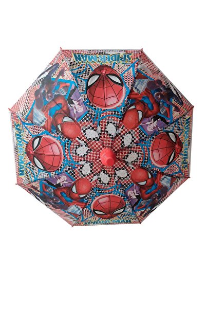Toyhouse Örümcek Adam Kahraman Figürlü Şemsiye Su Tutmaz -Çocuk Şemsiyesi