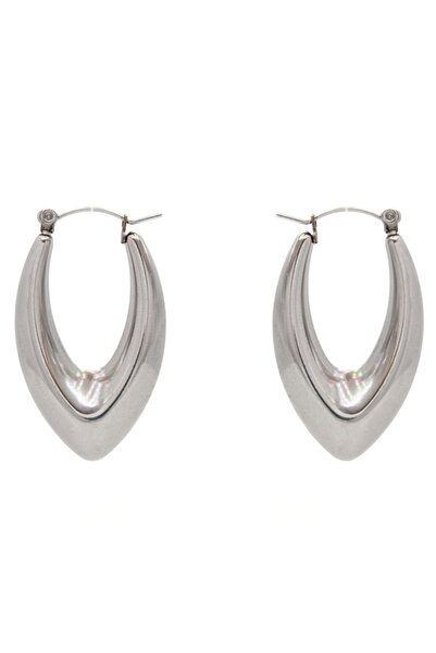 IMMACULATI Cercei groși din oțel inoxidabil, impermeabili, hipoalergenici