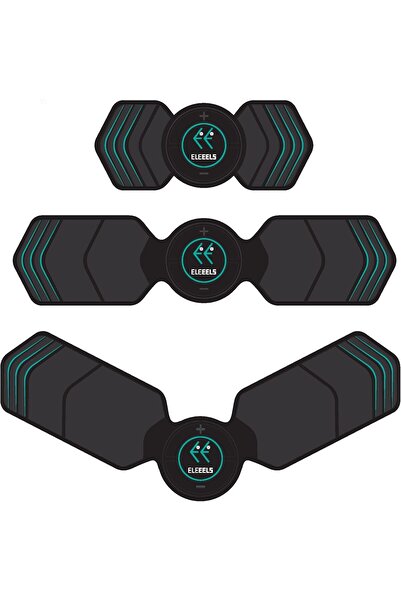 ELEEELS جهاز تدليك تحفيز العضلات الكهربائي - أسود