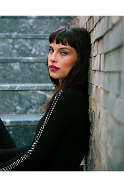 MZN GİYİM Taşlı BODY BUZİ ribana