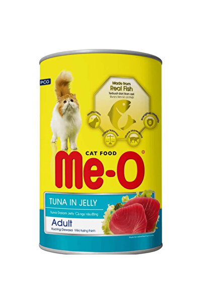 me-o Adult Cat Canned Wet Food Tuna in Jelly 400 g x 2