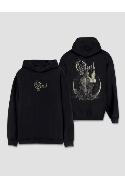 Darkia Opeth Metal Grup Özel Tasarım Baskılı Kapşonlu Sweat Hoodie