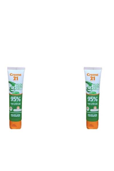 Creme 21 قطعتين من جل الصبار 95% أنبوب 100 مل