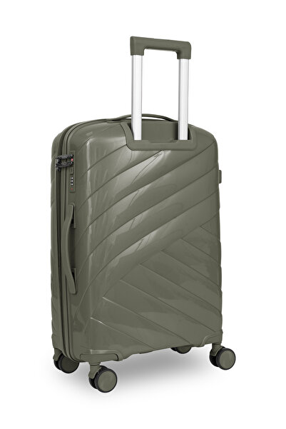 PARAJOHN Glazio Set of 3 Premium PP Glazing Hard Shell Luggage – 8 Spinner Wheels Lightweight Trolley Bag