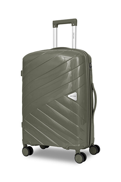 PARAJOHN Glazio Set of 3 Premium PP Glazing Hard Shell Luggage – 8 Spinner Wheels Lightweight Trolley Bag