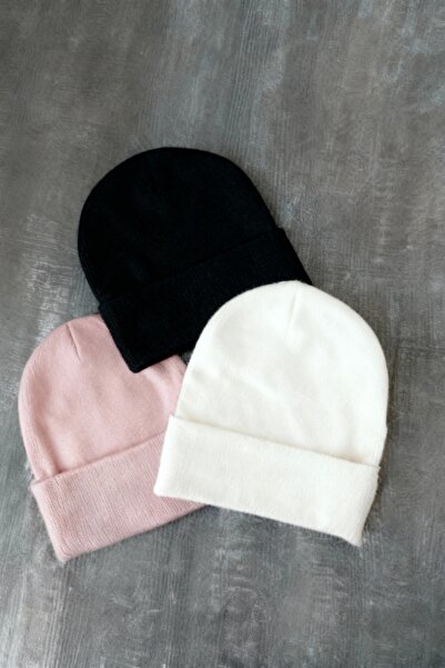 KISCHE Unisex Premium 100% Acrylic Plain Basic Children's Acrylic Beanie