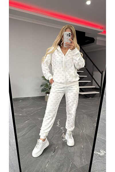 Bella Belluci New Season 3 Yarn Stone Print Bottom Top Set