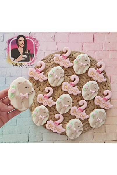 Tatlı Armağanlar İsimli 2 Yaş ve Ceylan Temalı Butik Kurabiye - 20 Adet