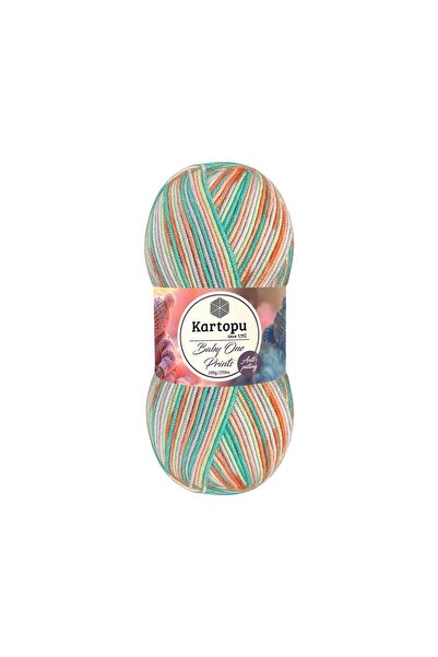 Kartopu Baby One Prints Ebruli Tüylenmeyen Bebek Yünü B59161