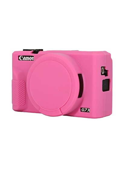 Bambeado Canon Powershot G7X Mark III Uyumlu Silikon Kılıf, Yumuşak Koruyucu Kamera Kılıfı