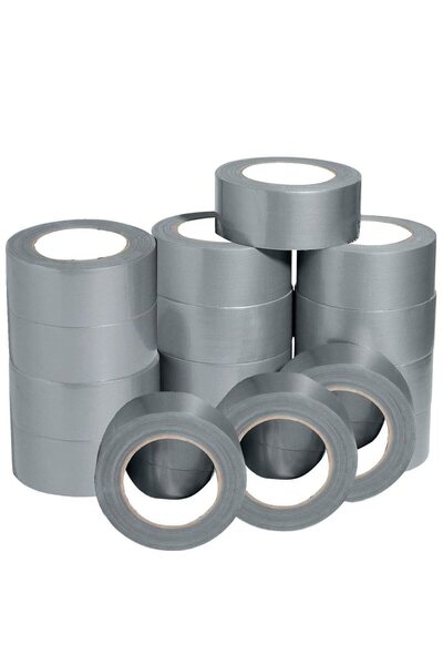 MARKQ ٢٤ لفة من شريط لاصق | شريط لاصق فضي قوي، ٢ بوصة × ١٥ ياردة، مناسب للتغل...