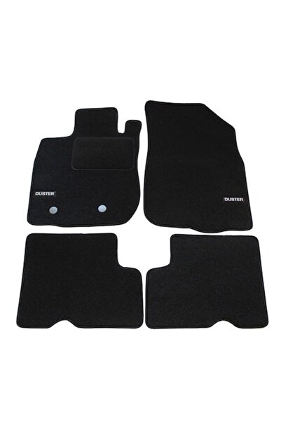 J&J automotive Set covorase din velur cu logo, Dacia Duster, 2010-2014, 4 buc