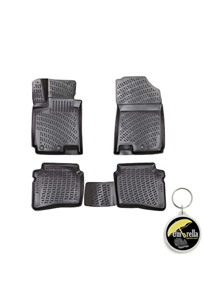 Umbrella Set 4 covorașe auto din cauciuc tip Premium Line 3D pentru HYUNDAI I...