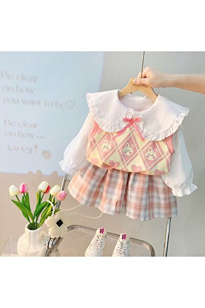 OEM Ținută din 3 piese pentru fete, din bumbac, LARA