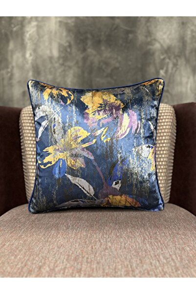 Fabricland Lilyum 56 - Серія Lilyum Тканий оксамитовий чохол для подушки 43x43