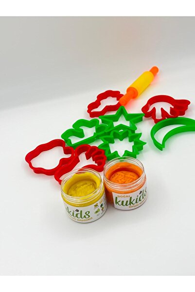 kukids play dough Doğal Oyun Hamuru Seti – Katkısız, Güvenli, Şekillendirici ...