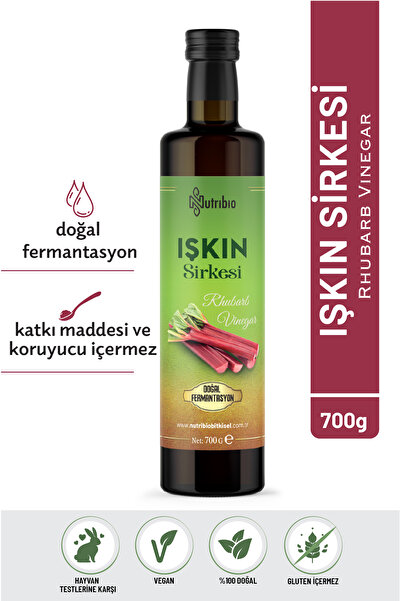nutribio Işkın Kökü Sirkesi 500 Ml - Doğal Fermantasyon, Katkısız ve Koruyucu İçermez
