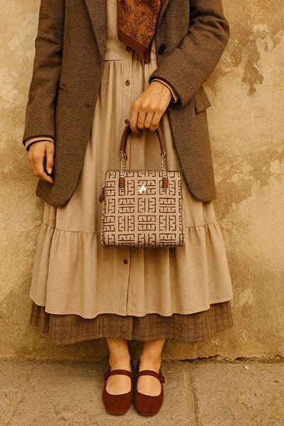 H&D COLLECTİON Γυναικεία τσάντα χειρός και ώμου Miami Polo Clup με λουράκια α...