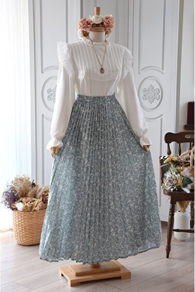 EMİNOS BUTİK Pleated Skirt
