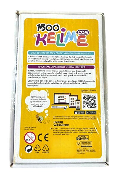 Adel 1500 Words Concepts 24 Cards Help Preschool Education Intelligence Development