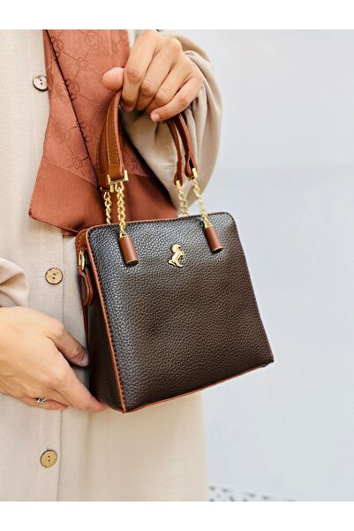 Çanta Trend حقيبة يد وكتف نسائية من ميامي بولو كلوب بثلاثة أقسام مصنوعة من ال...