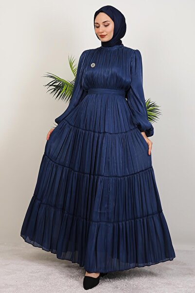 giz astore Aydeniz Broş Abiye Lacivert