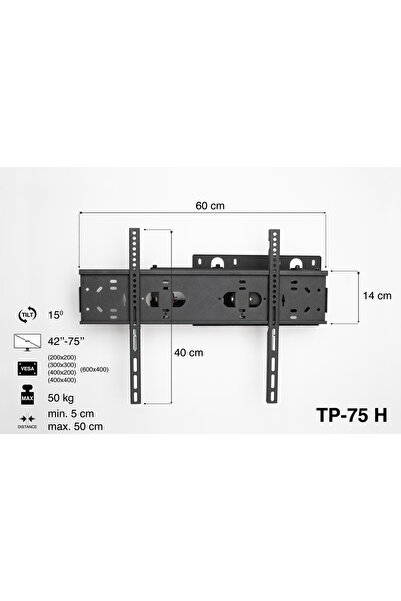 T-Port TP-75H HAREKETLİ MODEL DUVAR ASKI APARATI