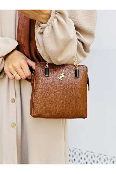 Çanta Trend حقيبة يد وكتف نسائية من ميامي بولو كلوب بثلاثة أقسام مصنوعة من ال...