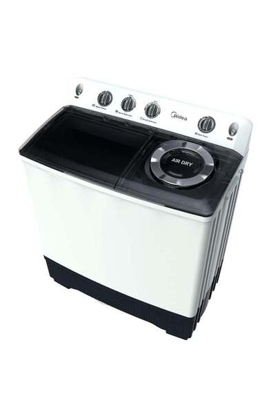 Midea Top Load Twin-Tub Washing Machine 14Kg Washer/10Kg Dryer - TW140ADNB White