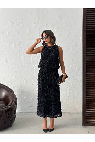 cemo Rose Patterned Tulle Skirt