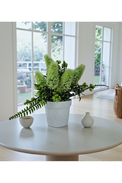 lstri Beyaz Saksıda Şık Yapay Lavanta Çiçek Hediyelik Doğum günü Öğretmenler ...