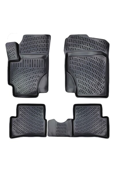 Umbrella Set Covorase Auto Cauciuc Pentru Kia Rio Ii 2005-2011, 4 piese