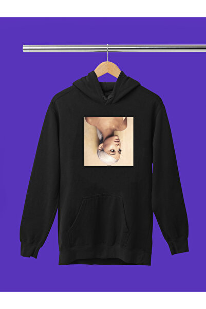 MAGORS سترة رياضية من القطن مطبوعة بأكمام طويلة من أريانا جراندي مكونة من 3 خيوط