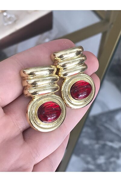 the ASEL İNCİ أقراط ذهبية من السلسلة الخاصة