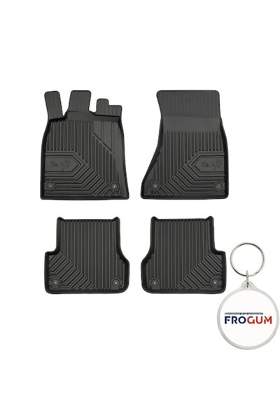 FroGum Set 4 covorașe auto tip tavă din cauciuc Premium 3D pentru Audi A6 C7 Combi, fabricate între 09.2011 - 08.2018 și