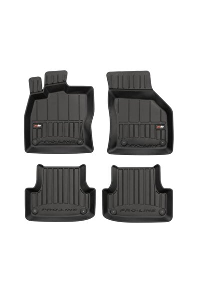 FroGum Set 4 covorașe auto din cauciuc Basic, rândurile 1 și 2, AUDI A3 06.08-, Sedan, negru