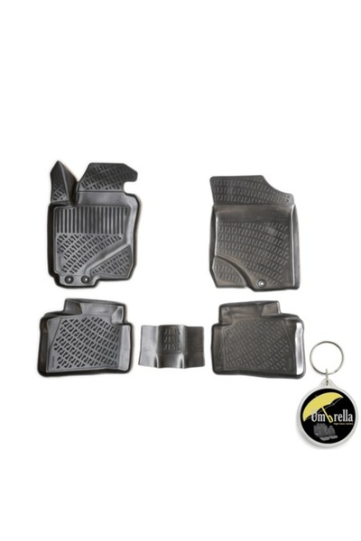 Umbrella Set 5 covorașe auto din cauciuc Premium Line 3D pentru KIA CEED 2006...