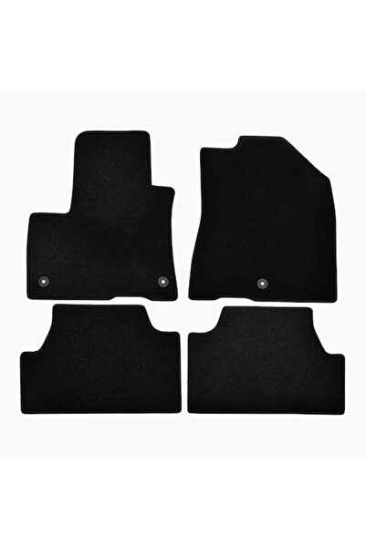 J&J automotive Set covorase din velur Premium negru, KIA Soul, 2019-, 4 buc