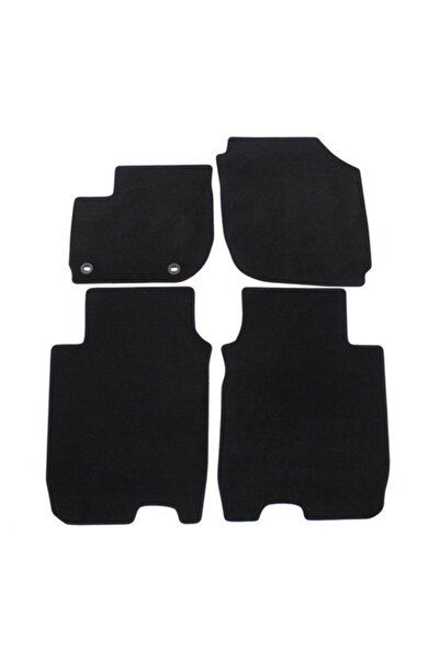 J&J automotive Set covorașe auto premium din velur negru, HONDA HRV, 2015-202...